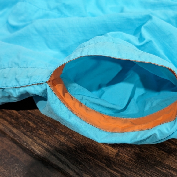 VTG Weekender Swim Trunks Bright Teal Blue Retro - Picture 3 of 10